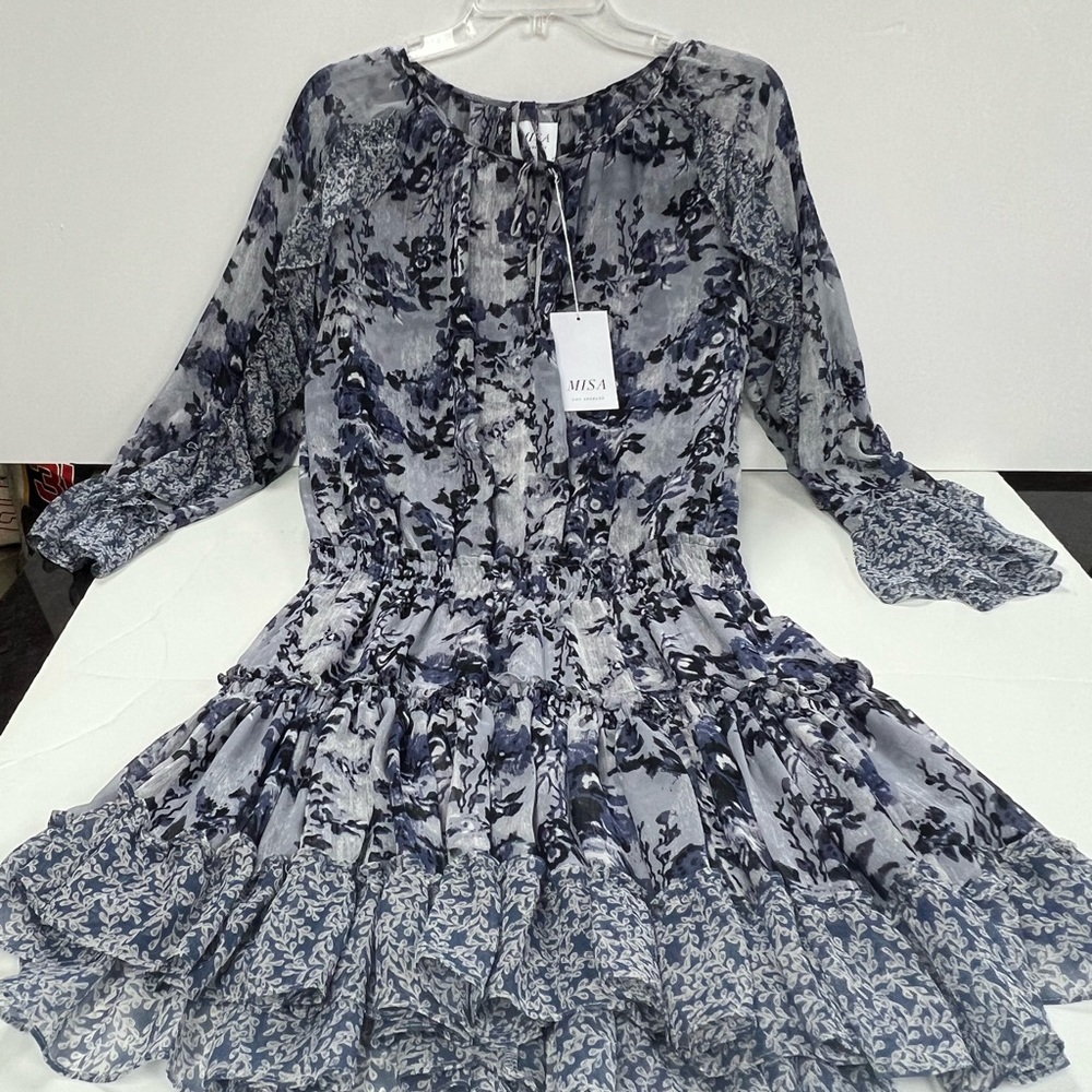 Misa Long Sleeve Mini Dress